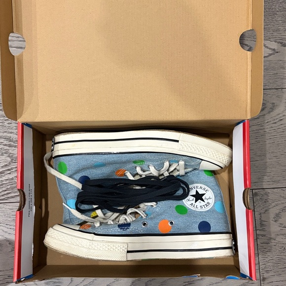 Converse Blue Golf Wang Edition Chuck 70 High Sneakers - Picture 6 of 7